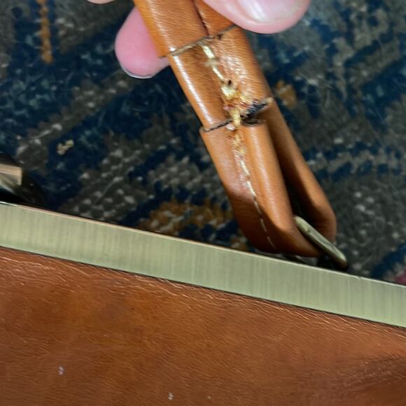 Patricia Nash Macerata tooled leather rose frame bag purse handbag - Picture 3 of 11